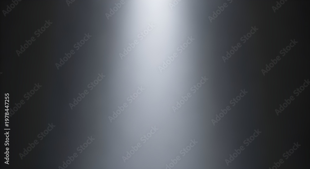 Fototapeta premium dramatic spotlight on dark gray background with gradient light beam
