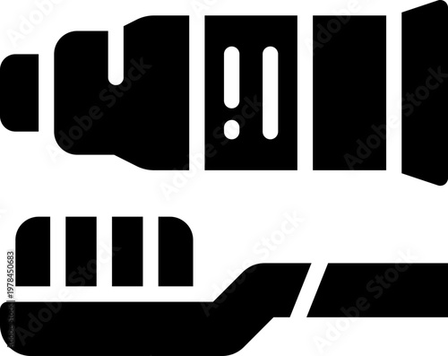 tooth brush glyph icon. Strong and solid vector icon for websites, mobile interfaces, presentations, and visual branding. High quality and easy to edit.