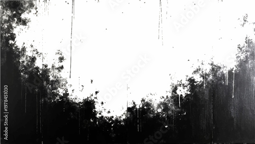 Abstract monochrome artwork with dramatic contrasts, dark textures, and expressive shapes. The interplay of light and shadow, the artistic design, the visual composition, and the mysterious aesthetic.