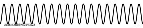 Canvastavla Abstract linear wave with uniform amplitude