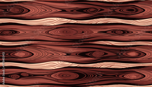 An abstract watercolor-inspired color field vector illustration depicts a scenic view.