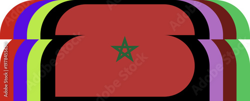 Moroccan Flag Abstract Sport 2026