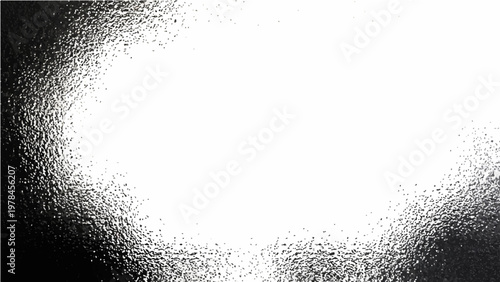 Vector Abstract Monochrome Texture: A stark, high-contrast monochrome image displaying an abstract textured pattern, evoking a sense of depth and visual intrigue.
