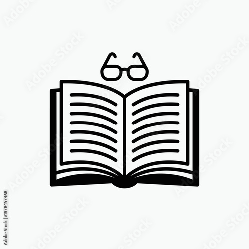 Open Book Simple Vector Illustration
