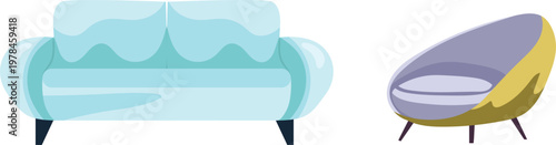 Illustration of a brain with highlighted areas and a close-up of brain folds