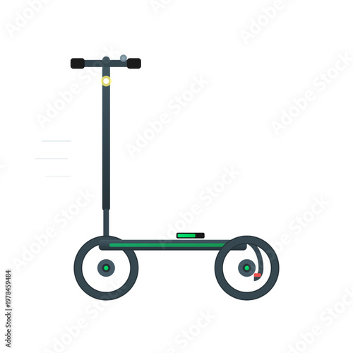 Electric scooter urban mobility micro transport icon