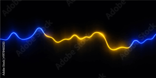 Abstract blue digital heartbeat wave on a medical monitor screen representing a healthy electrocardiogram pulse graph with light energy technology