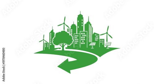 Green City Eco Friendly Sustainable Development.