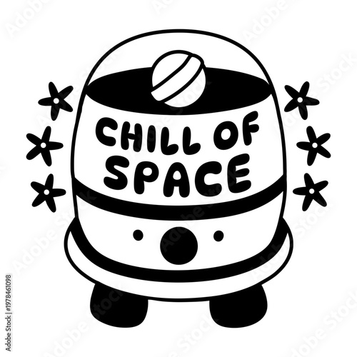 Photos A glyph sticker of stasis pod