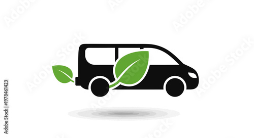 Eco friendly transportation van vehicle.