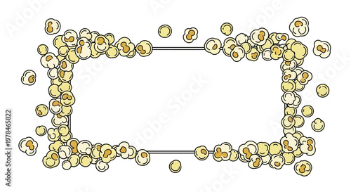 Golden coins frame border design.