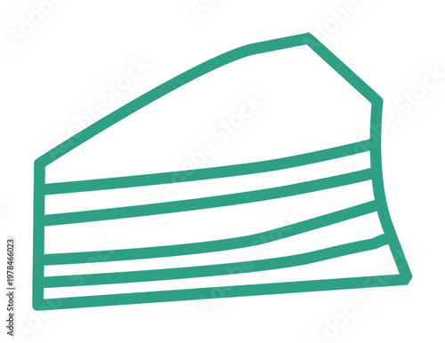 Japanese Matcha and Green Tea Ceremony Decoration Element. This two-tone decoration asset is perfect for minimalist cafe branding, menu design, and artisanal tea packaging.