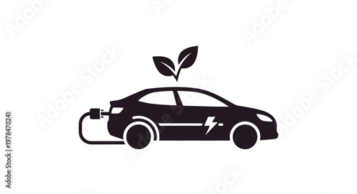 Electric Car Charging Station Vehicle.