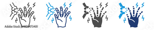 arthritis  icon set multiple style