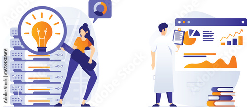 A person learning through a virtual reality headset at home with a digital interface overlay