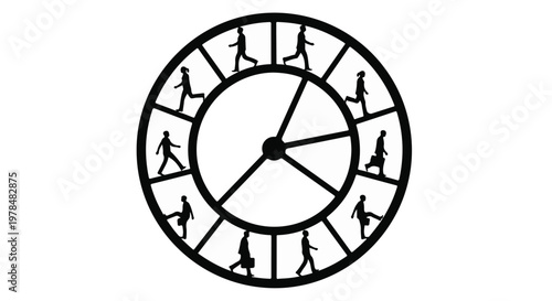 yoga poses wheel infographic illustration