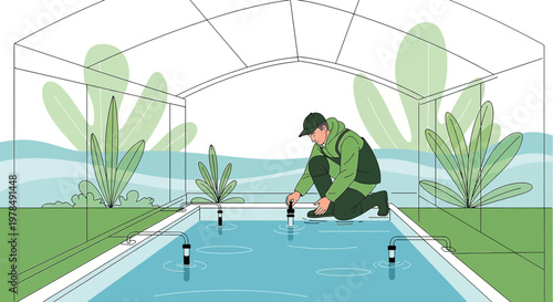 Aquatic farm monitoring: A meticulous analysis of water quality in a controlled environment with