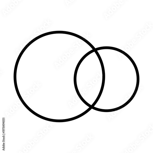 Minimal geometric icon. Simple abstract shape for design, UI, and branding.