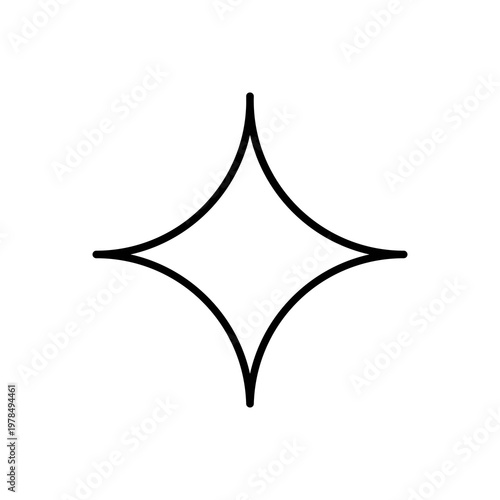 Minimal geometric icon. Simple abstract shape for design, UI, and branding.