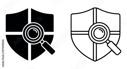 Print Vector design cyber armory icon style  Premium Vector