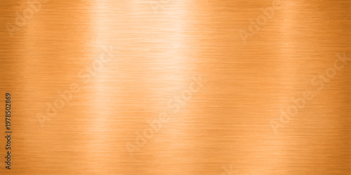 A luxury gold metal background with a brushed texture features a natural brown wood grain pattern on a dark oak plank surface