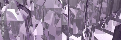 Abstract crystal background or rendered wall texture