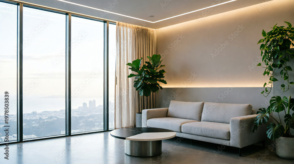 Fototapeta premium Beautiful neat and clean home decoration with innovative way