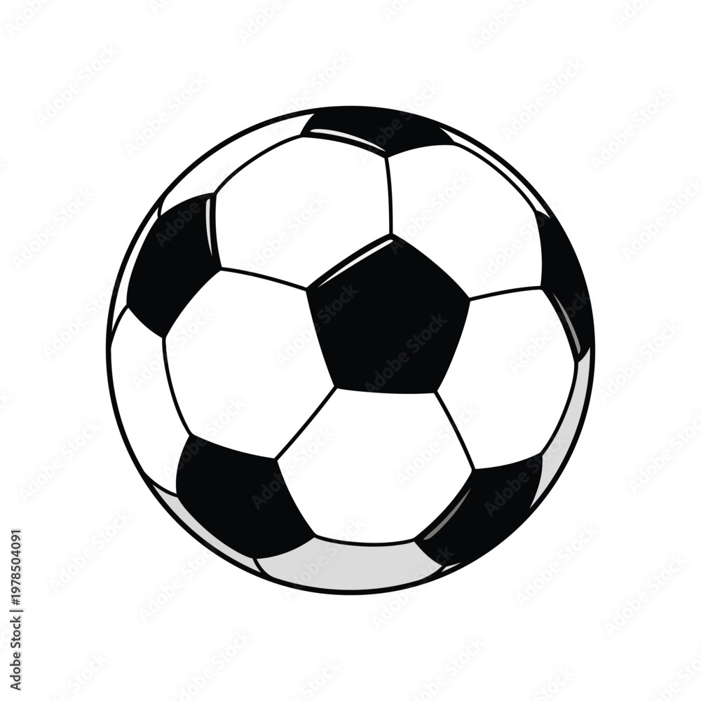 Fototapeta premium soccer ball isolated on white
