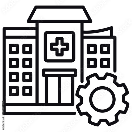 Hospital Management Icon