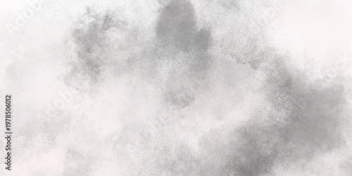 White and grey watercolor background painting with cloudy distressed texture, Grunge clouds or smog texture with stains, Abstract grunge white or grey watercolor painting vector.