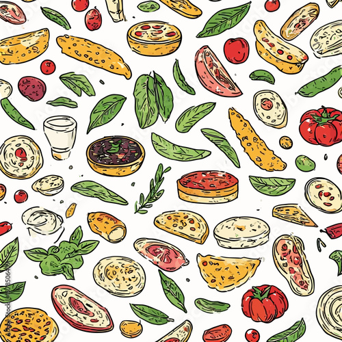 Food Pattern Design Very Cool
