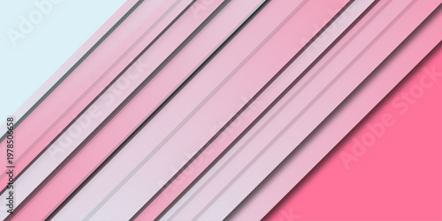  Abstract horizontal vector template for business banner, formal backdrop, prestigious voucher. Gradient hot pink background design. Photo of, pink background with minimalist diagonal stripes for desi