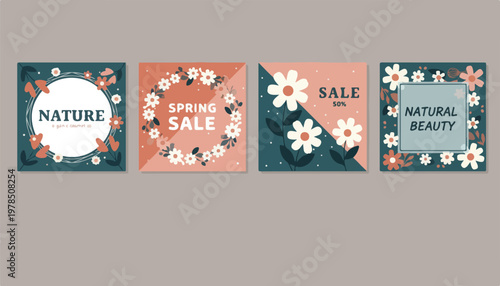 Tropical beach vibes vector illustration, summer vacation elements with palm trees and ocean, seaside holiday icons set on wood background