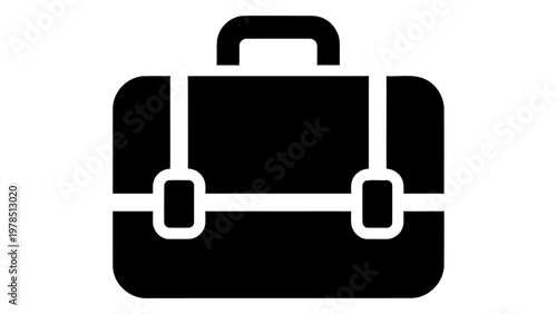 Vanity makeup case icon, professional cosmetic storage symbol