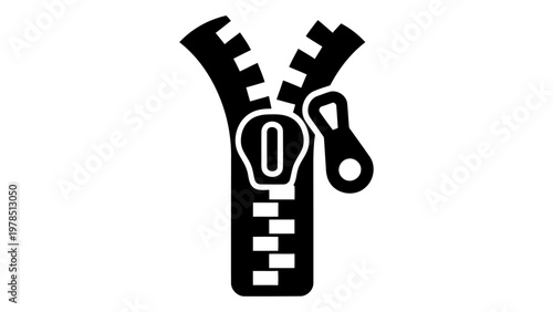 Zipper repair kit icon, vector illustration isolated on white background