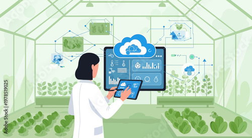 Precision farming and data-driven insights in greenhouse crop management with digital tools