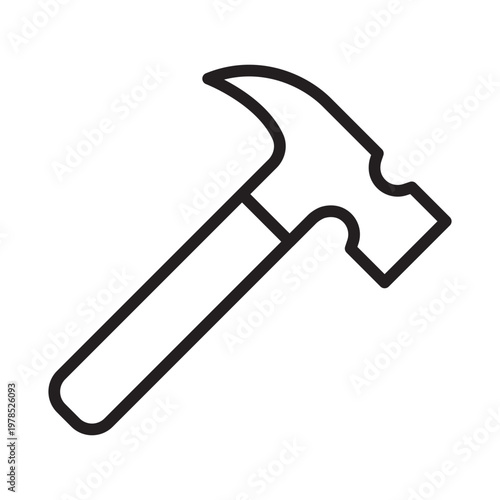 Hammer tool icon