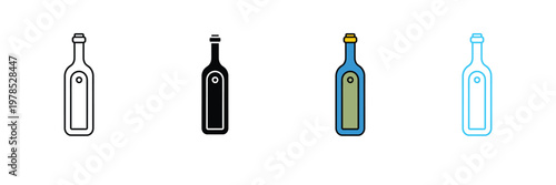 Shampoo or Cosmetic Bottle Icon for Personal Care, Beauty Products, and Hair Salon Symbol. Symbol Vector Illustration.