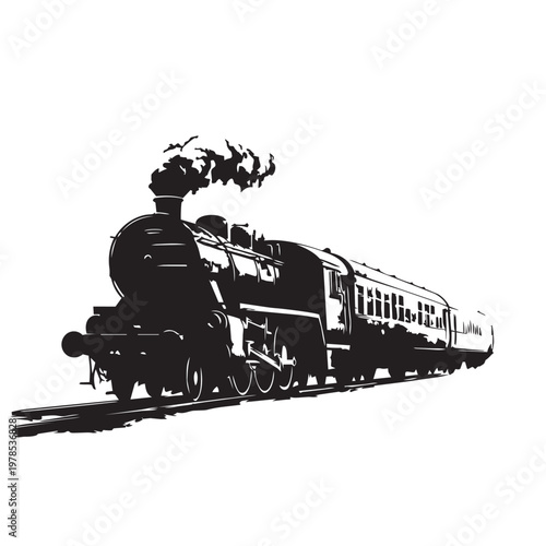 old steam train