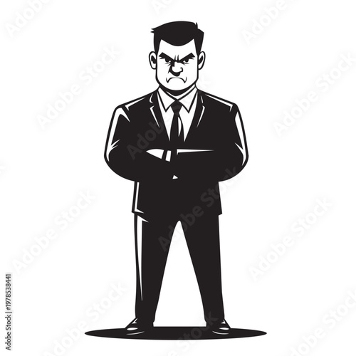 businessman in suit and tie