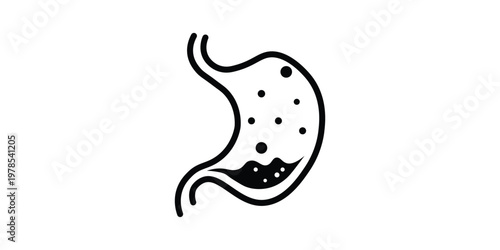 stomach care icon designs concept vector illustration