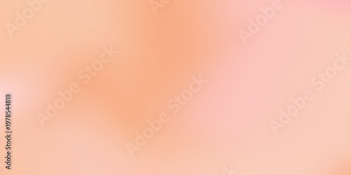 Abstract peach fuzz color vector banner. Blurred light fresh orange delicate gradient background. Pastel pink smooth spots. Neutral Liquid stains copy space banner. Vector gentle backdrop illustration