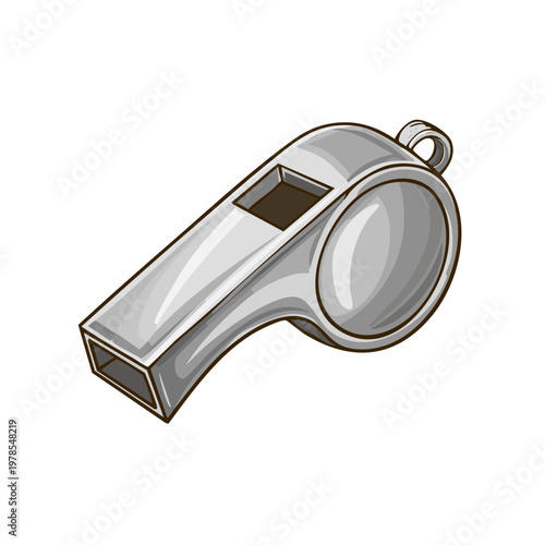 Classic Metal Referee Whistle for Sports and Signaling