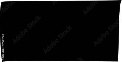 A large black square with slightly rounded corners