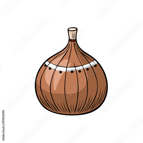 Traditional Woven Harvest Basket Full of Fresh Produce