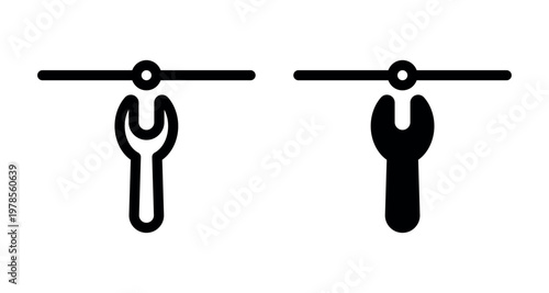 Engineering Tool Repair Icon for Infrastructure Setup and Fixing