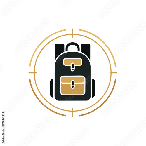 Target Style Backpack Icon