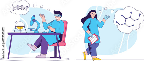 Woman teaching a robot to dance in a modern living room