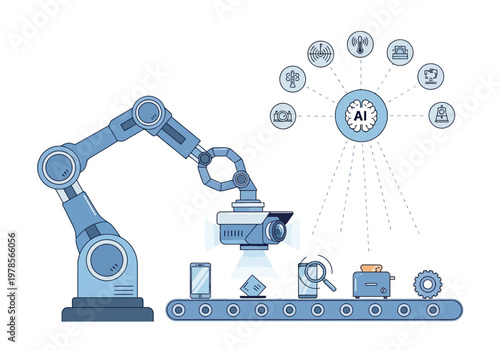 Robotic Arm with Artificial Intelligence Components.