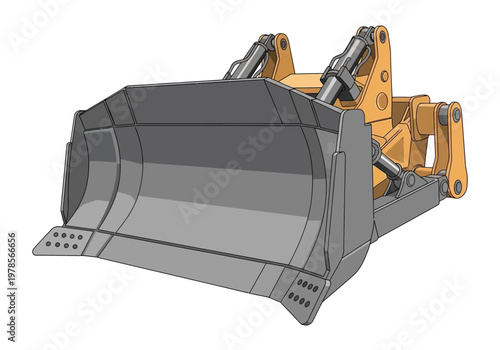 Heavy Machinery Excavator Bucket Attachment.